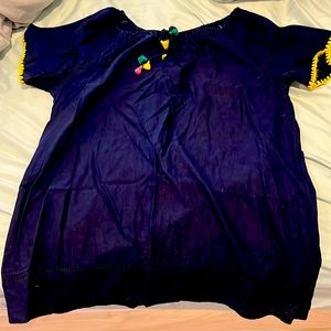 Jcrew Navy Blue Cover Up Dress Sixe XL